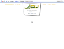 Tablet Screenshot of camping-le-panoramic.com